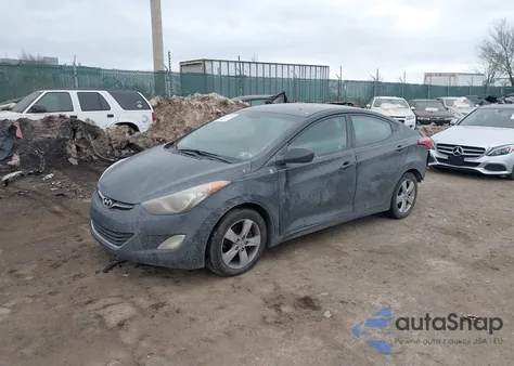 2012 Hyundai Elantra Gls from USA, damaged, VIN 5NPDH4AE6CH073358